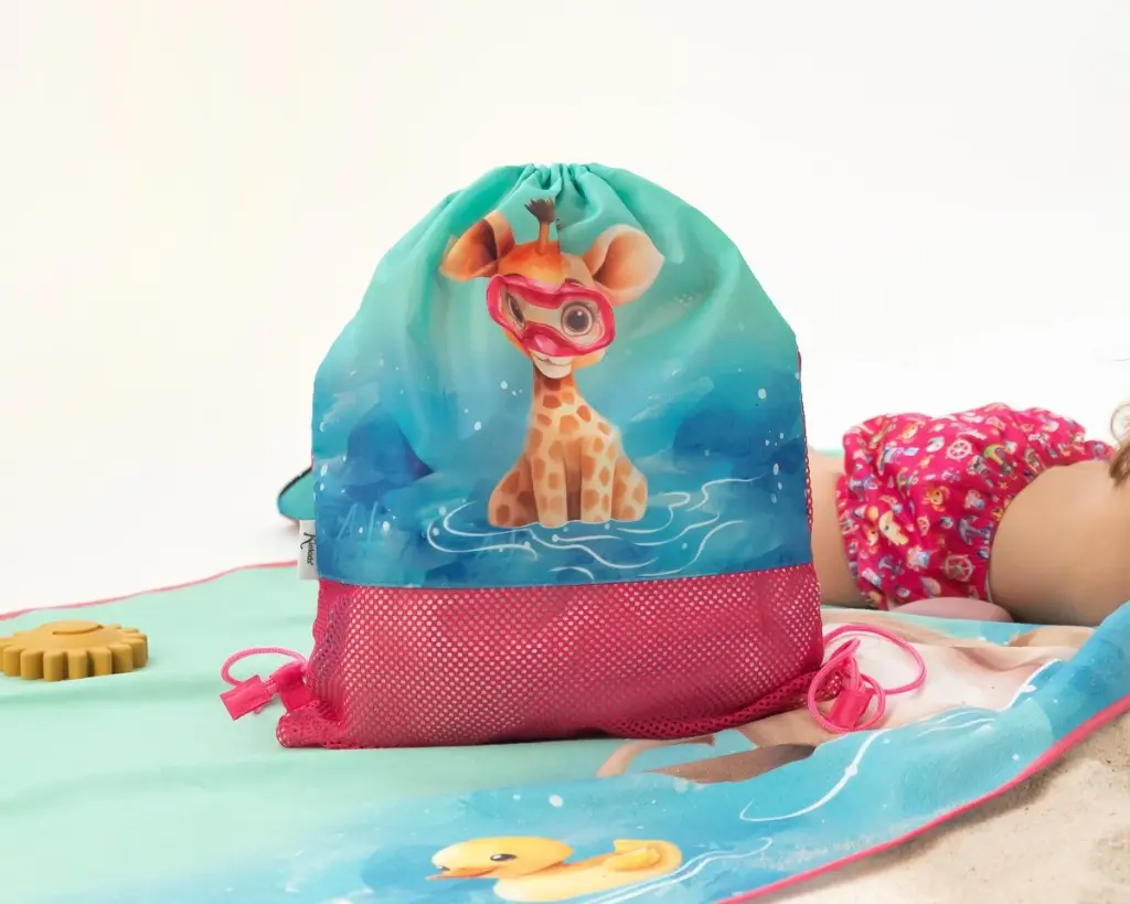 Mochila antiarena Jirafa - Kiokids