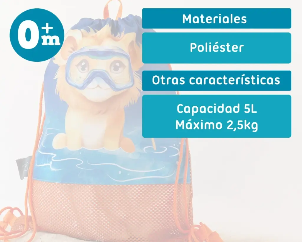 Mochila antiarena León - Kiokids