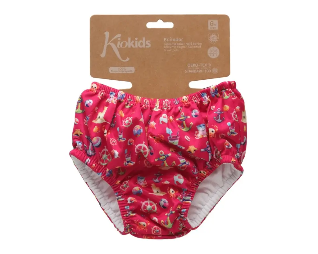 Bañador pañal Fucsia - Kiokids