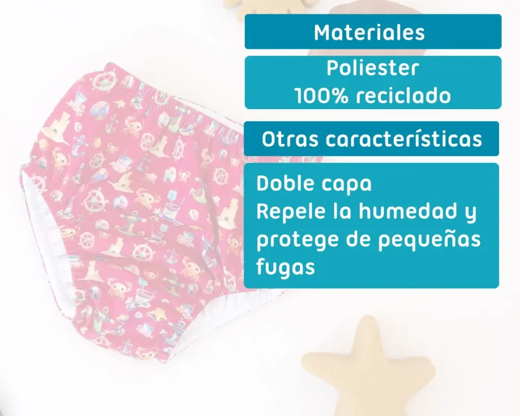 Bañador pañal Fucsia - Kiokids