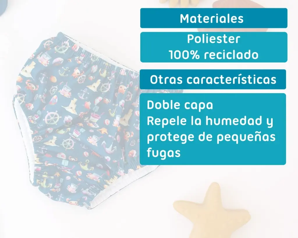 Bañador pañal Azul - Kiokids