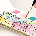 Colorear con acuarelas - Sueño de cuento