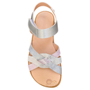Coqueflex - Sandalia Tiras Multi Plata