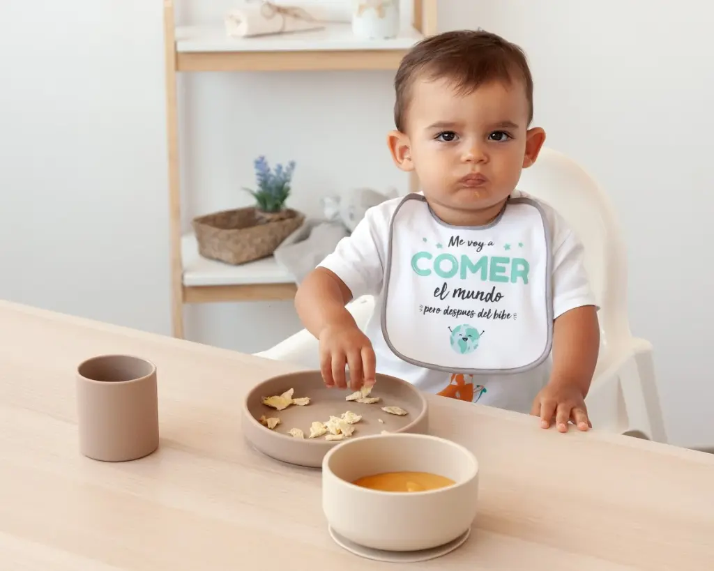 Set Vajilla 3 piezas Beige - Kiokids