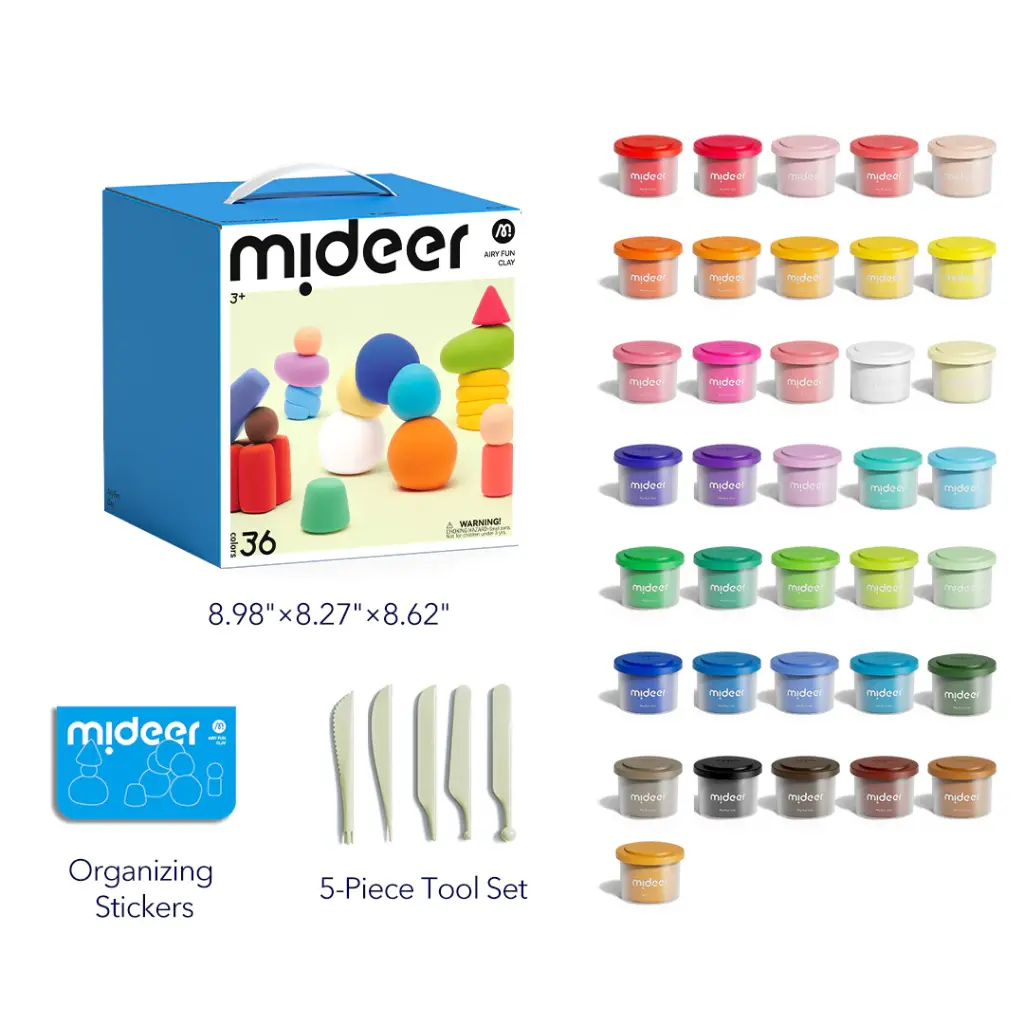 Airy Fun Clay Pack de 36 - Mideer