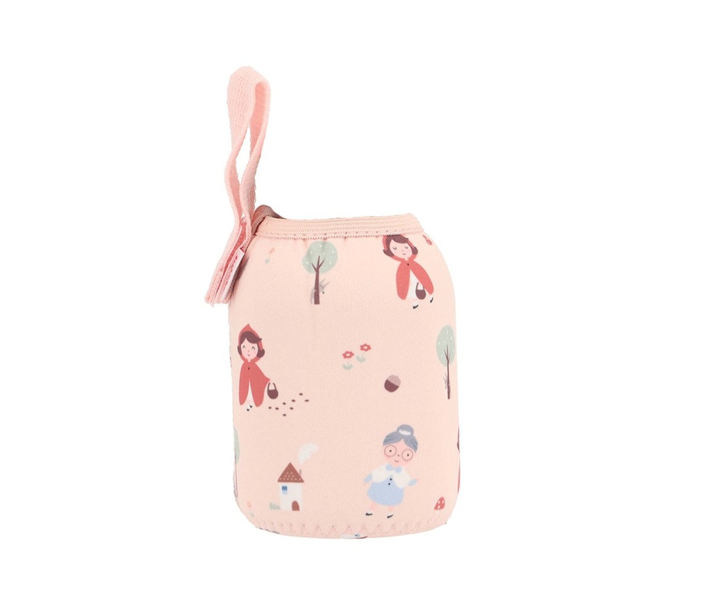 Botella infantil acero con Funda - Caperucita Roja 350ml