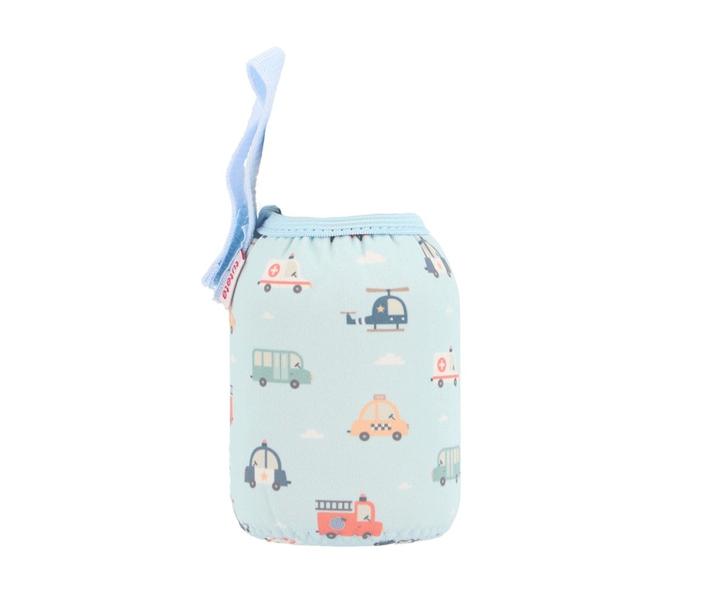 Botella infantil acero con Funda - City Cars 350ml 