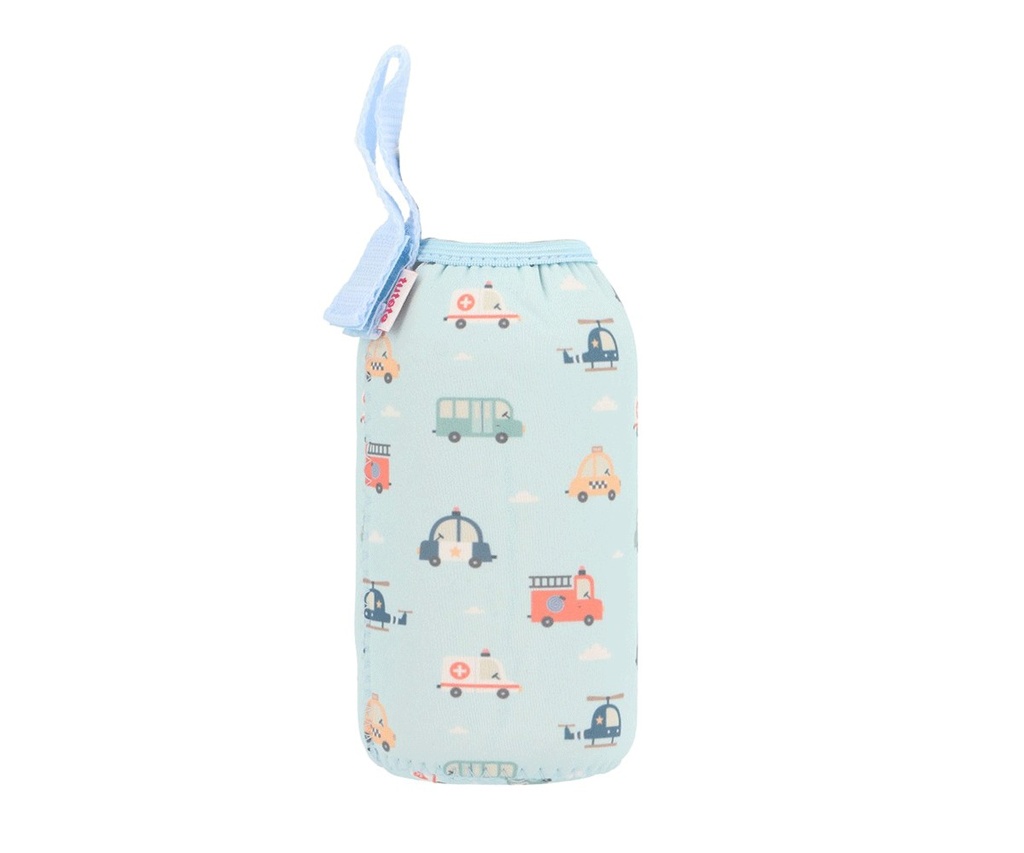 Botella infantil acero con Funda - City Cars 500ml  