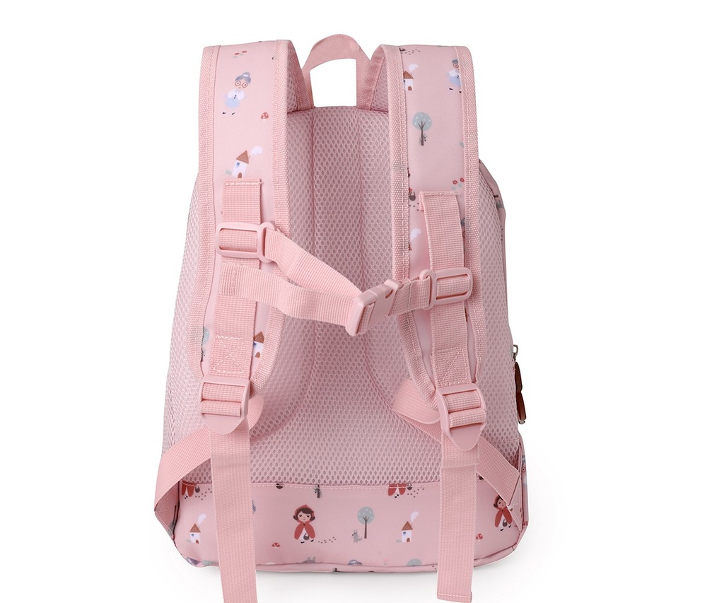 Mochila Escolar Little Red + Llavero 