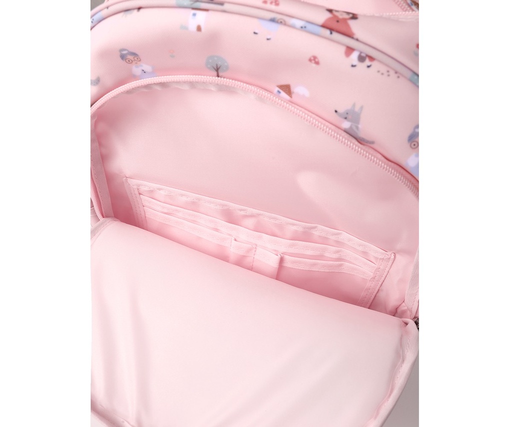 Mochila Escolar Little Red + Llavero 