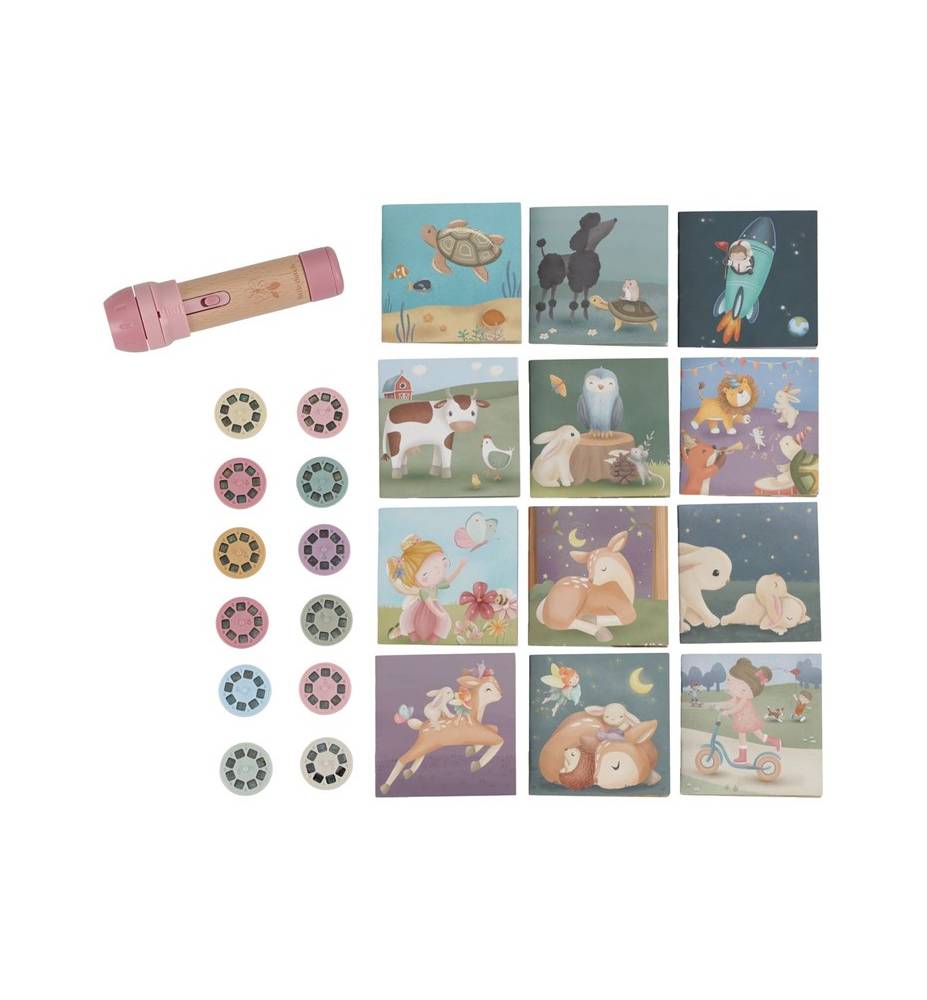 Linterna Proyector Rosa -Little Dutch