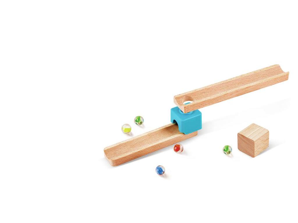 Hape Marble Run Race Track E1101 – Circuito de canicas de madera (81 pzas)