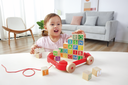 Carro de arrastre con bloques - Hape