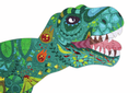 Puzzle de suelo brillante Dinos - Hape
