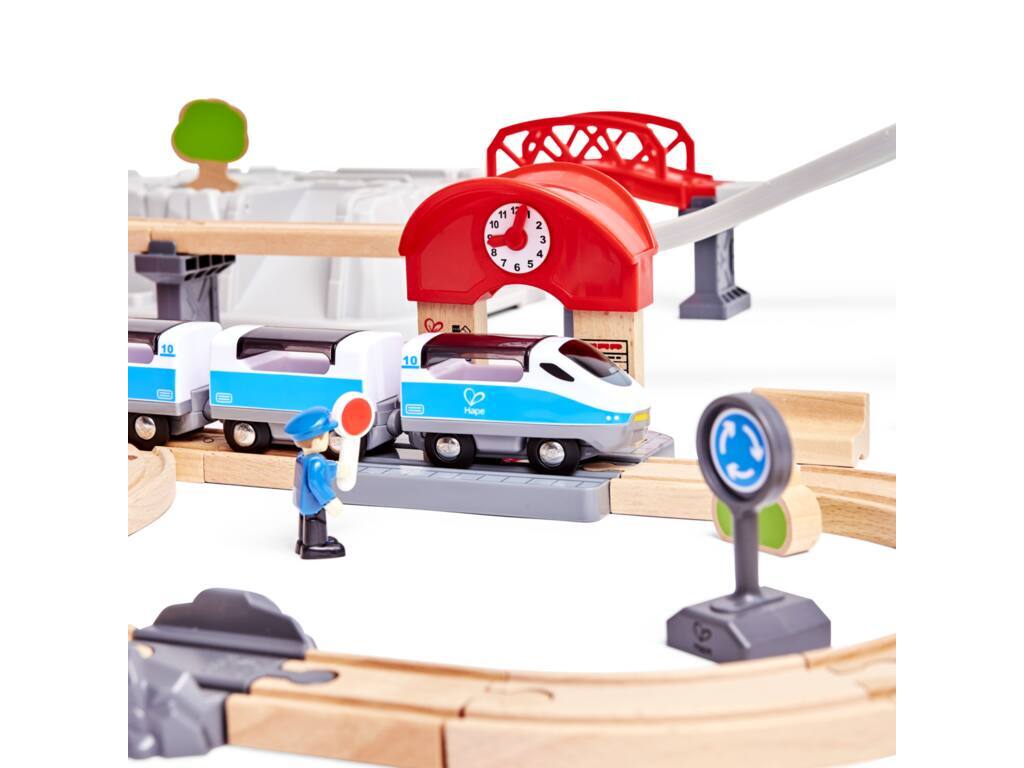 Juego de Bloques de Construcción Tren de Ciudad - Hape