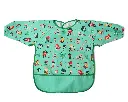 Babero impermeable con mangas Kiokids - Verde