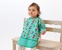 Babero impermeable con mangas Kiokids - Verde