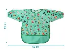 Babero impermeable con mangas Kiokids - Verde