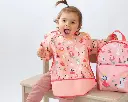 Babero impermeable con mangas Kiokids - Rosa