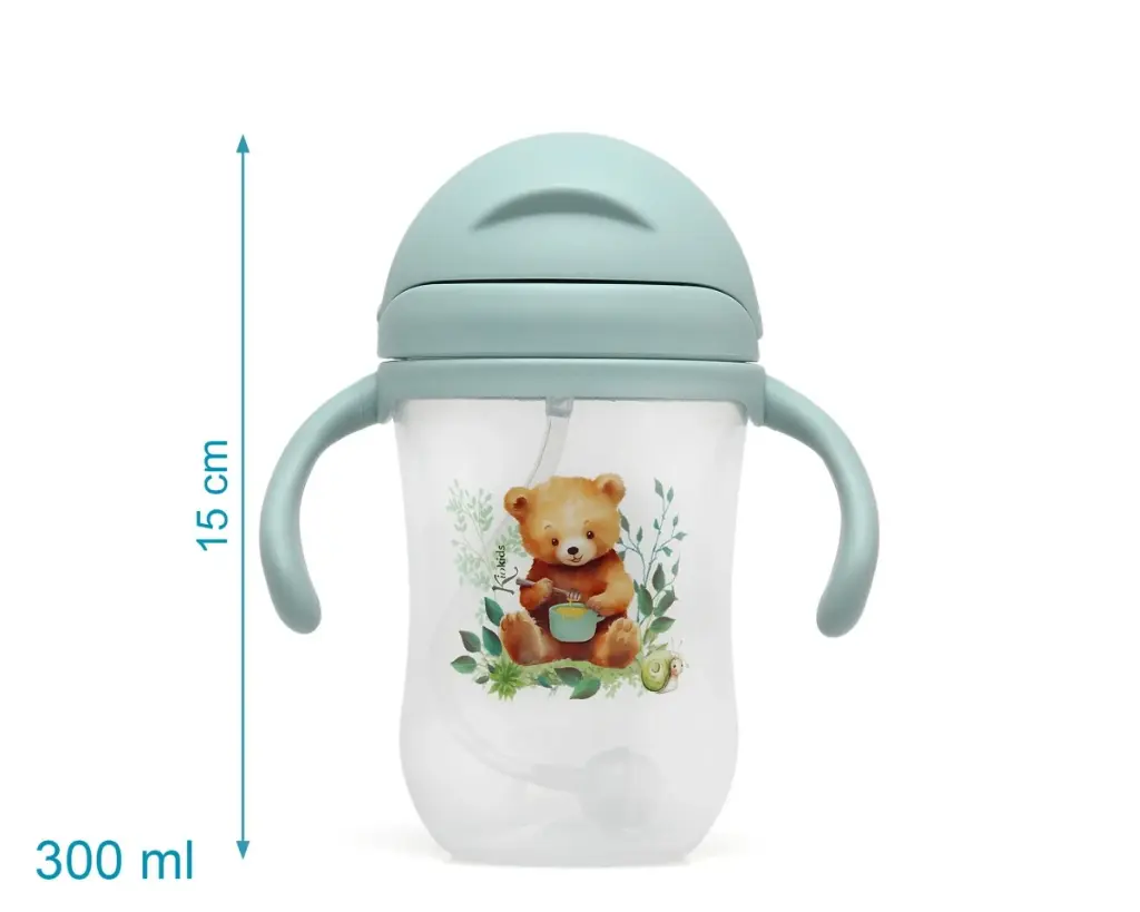 Taza con pajita Oso Sage Step 3 - Kiokids