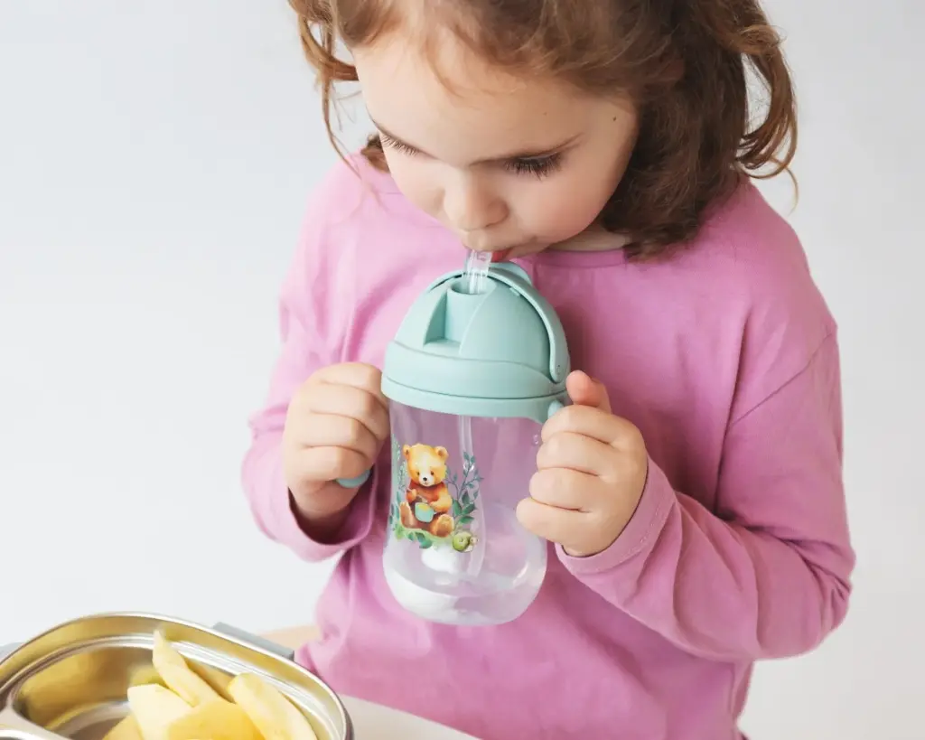 Taza con pajita Oso Sage Step 3 - Kiokids