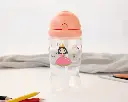 Botella infantil tritán 350ml Kiokids - Rosa