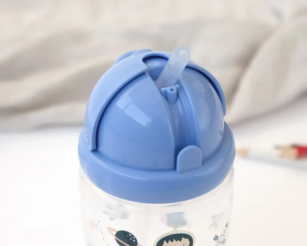 Botella infantil tritán 350ml Kiokids - Azul