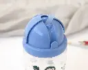 Botella infantil tritán 350ml Kiokids - Azul