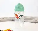 Botella infantil tritán 350ml Kiokids - Verde