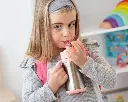 Botella termica con asas Kiokids - Unicornio