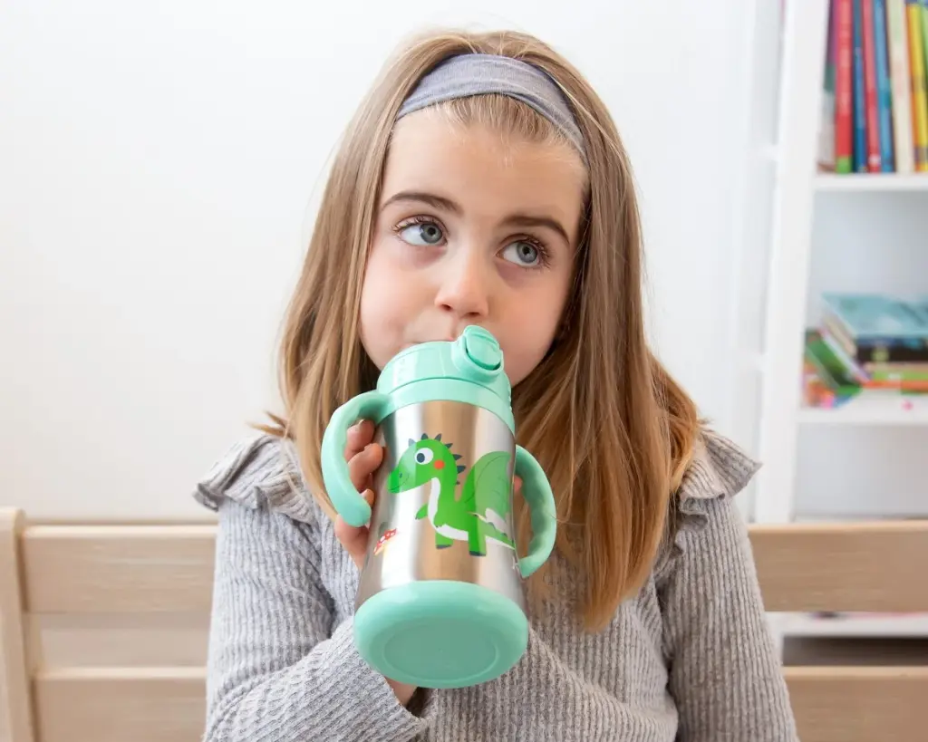 Botella termica con asas Kiokids - Dragón