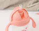 Taza con pajita Carroza Rosa Step 3 - Kiokids