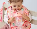 Taza con pajita Carroza Rosa Step 3 - Kiokids