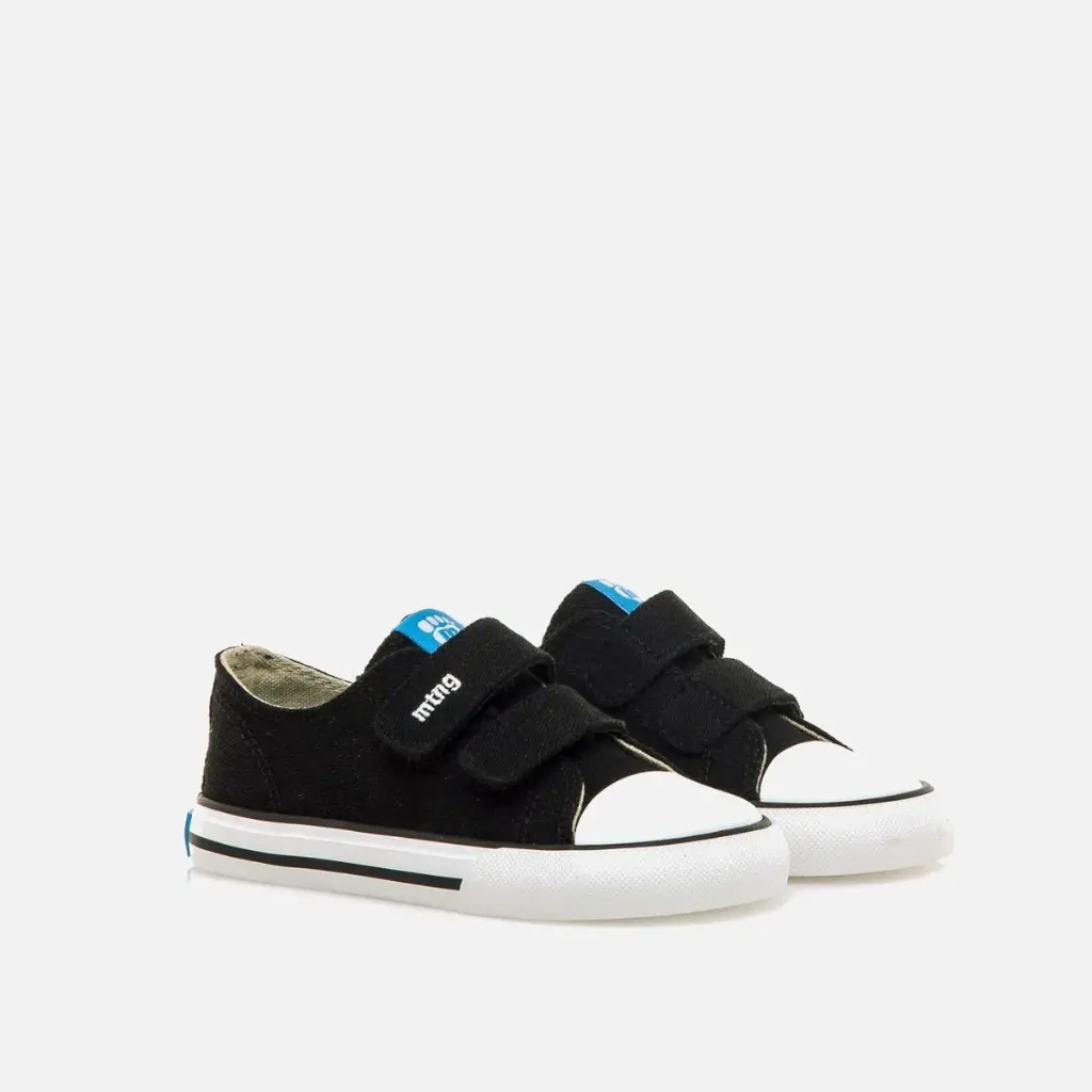Zapatillas Mustang respetuosas - Lona negra baby