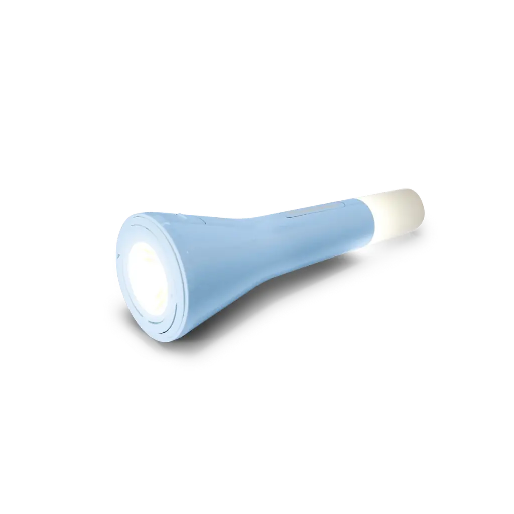 Kidyflashlight Azul - Linterna multifuncional infantil