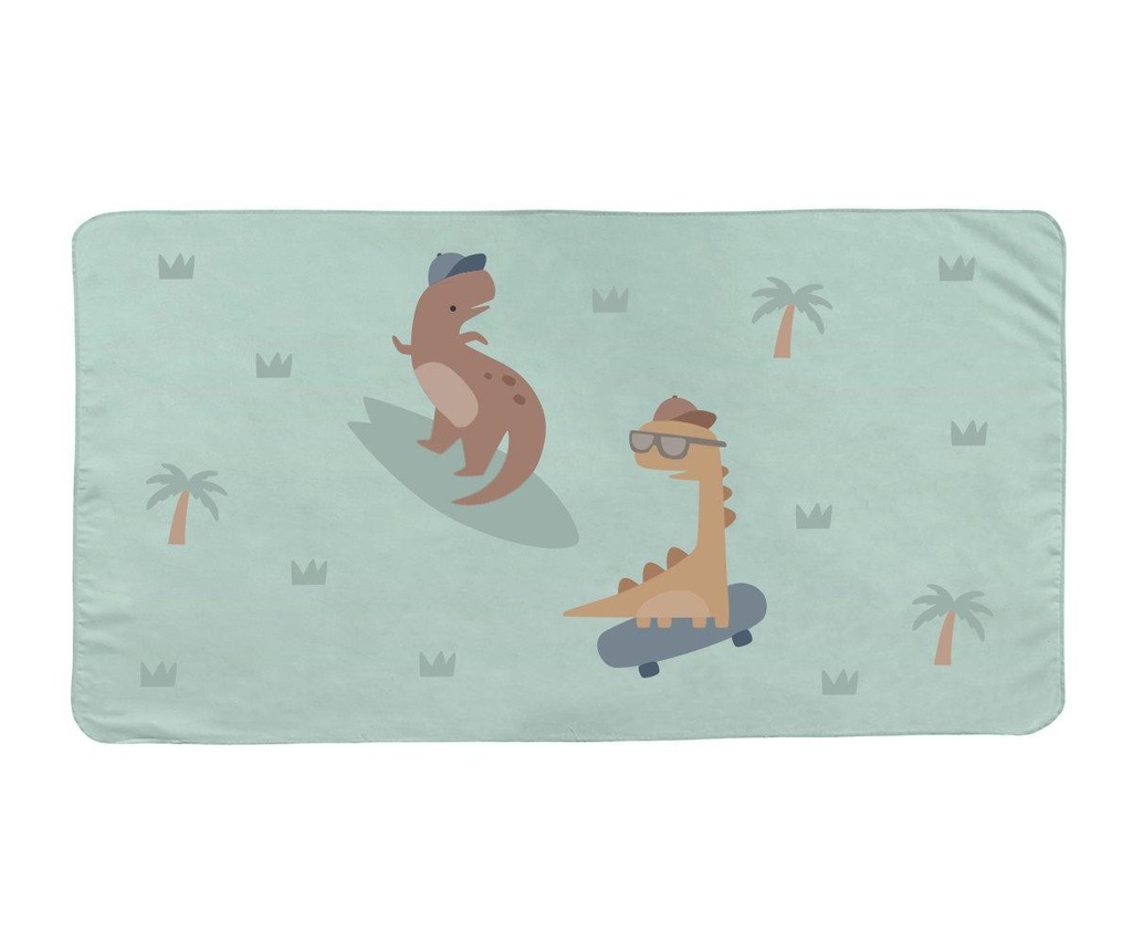 Toalla Monnëka Playa Microfibra - Cool Dinos