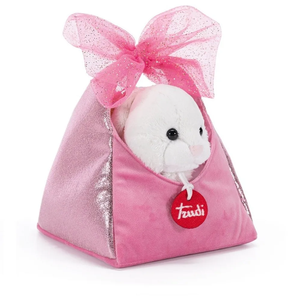 Conejito en bolsa con lazo