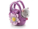 Gatito en bolsa morada