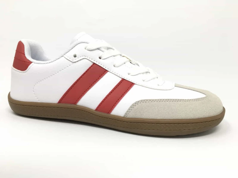 Zapatillas barefoot Adulto - Blanco/Rojo