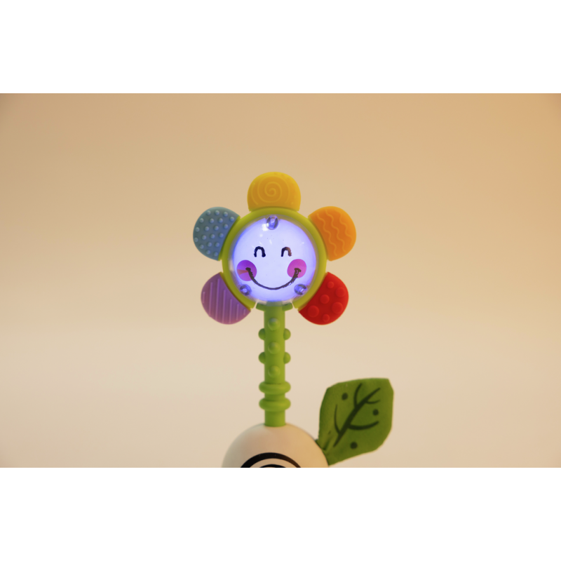 Sonajero y mordedor luminoso flor - Hape