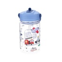 BOTELLA TRITÁN 350ML ADAPTADOR INFANTIL CON PAJITA - Coches