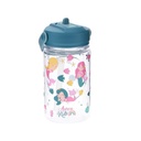 BOTELLA TRITÁN 350ML ADAPTADOR INFANTIL CON PAJITA - EMERALD MERMAID DREAMS