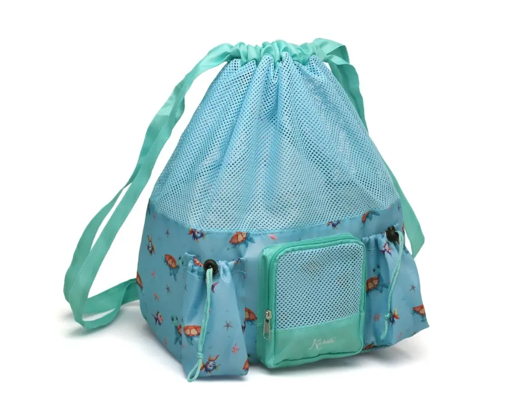 Bolso de Playa con Rejilla Tortugas - Kiokids