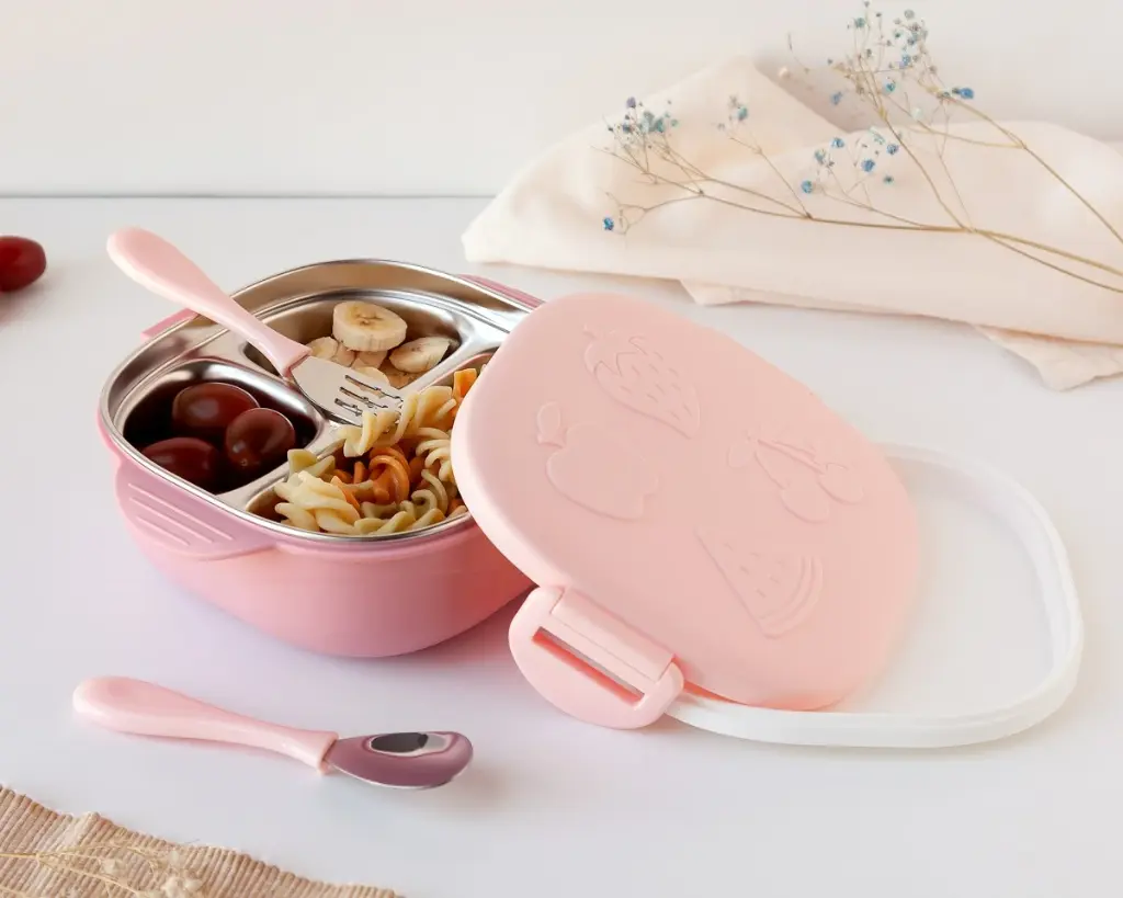 Caja Almuerzo Rosa - Kiokids