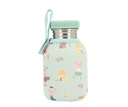 Botella infantil acero con Funda - Tres Cerditos 350ml 