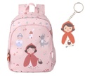 Mochila Escolar Little Red + Llavero 