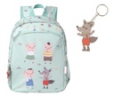 Mochila Escolar The Three Little Pigs + Llavero