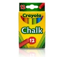 12 Tizas de colores antipolvo - Crayola