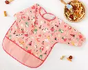 Babero impermeable con mangas Kiokids - Rosa