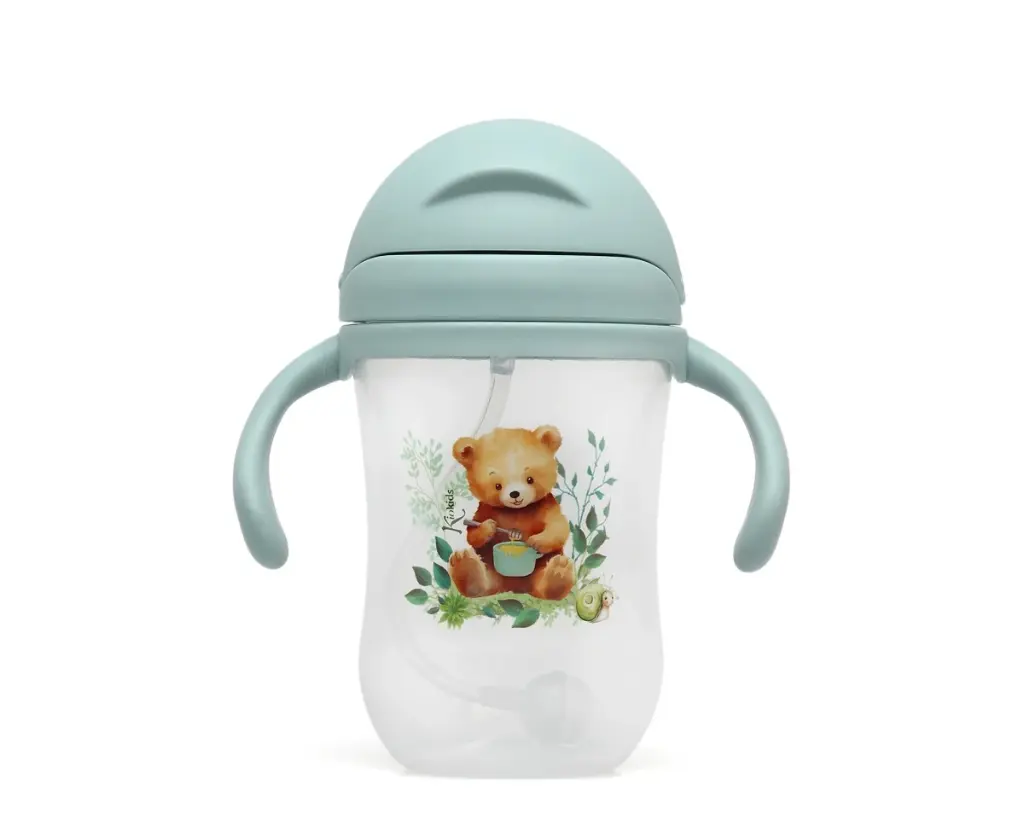 Taza con pajita Oso Sage Step 3 - Kiokids